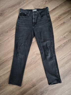 Madewell The Perfect Vintage Black Denim Jeans 29